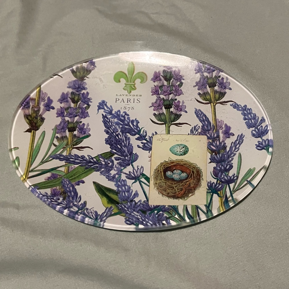 Lavender Paris Decorative Plate